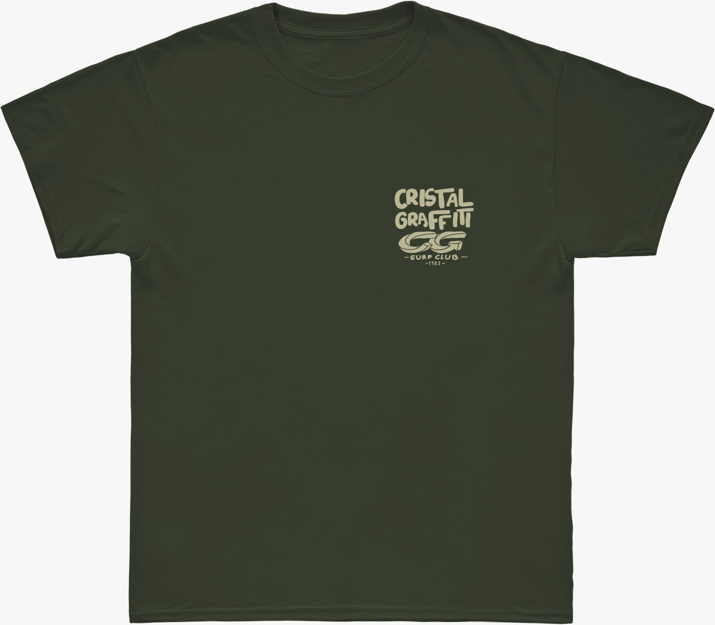 Camiseta Cristal Graffiti - Verde - Surf Club
