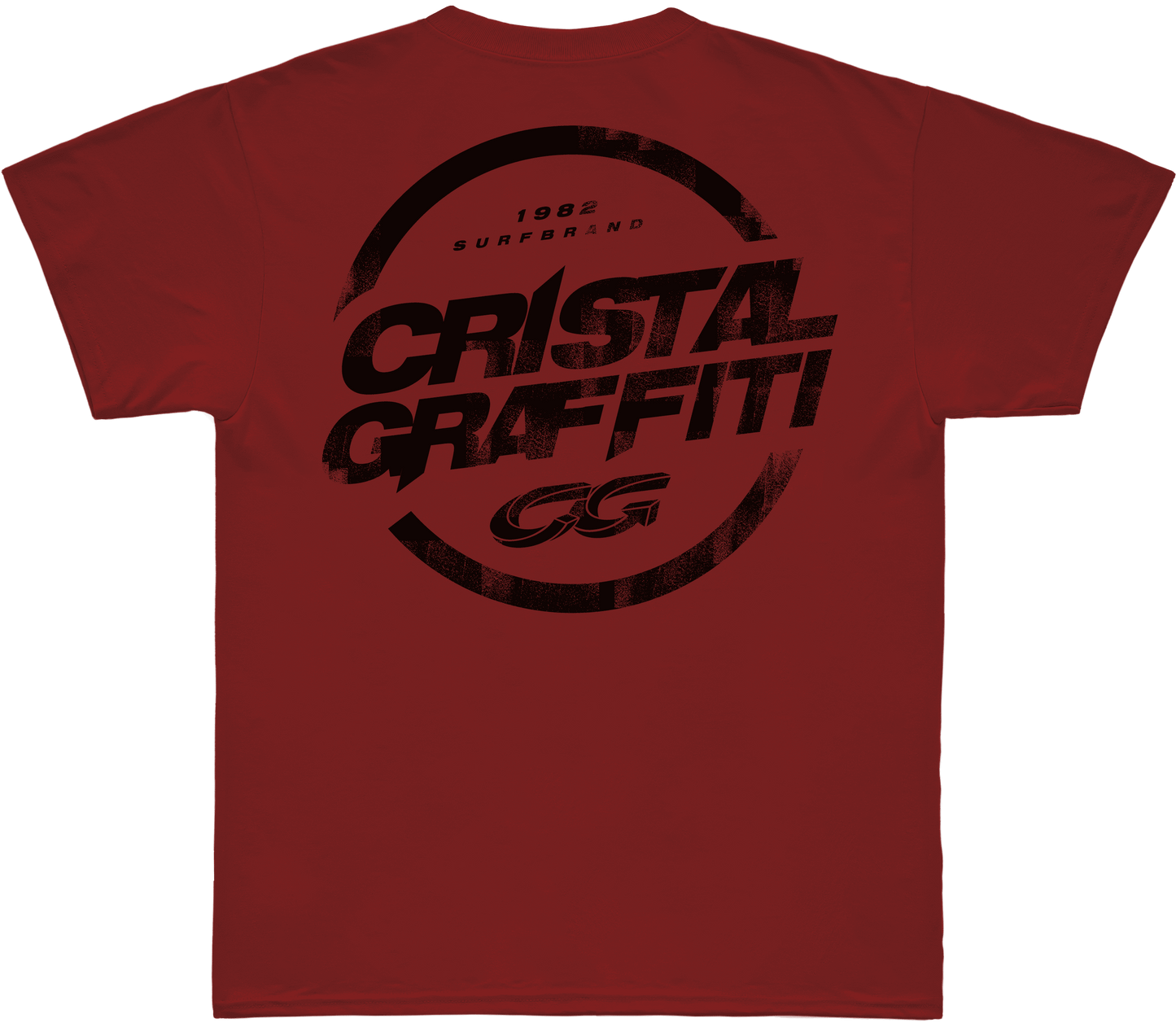 Camiseta Cristal Graffiti - Vermelho - Surfbrand