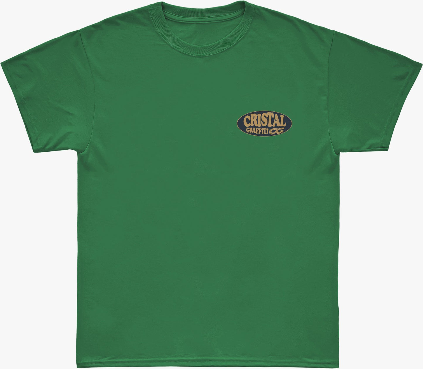 Camiseta Cristal Graffiti - Verde - Oval LOL