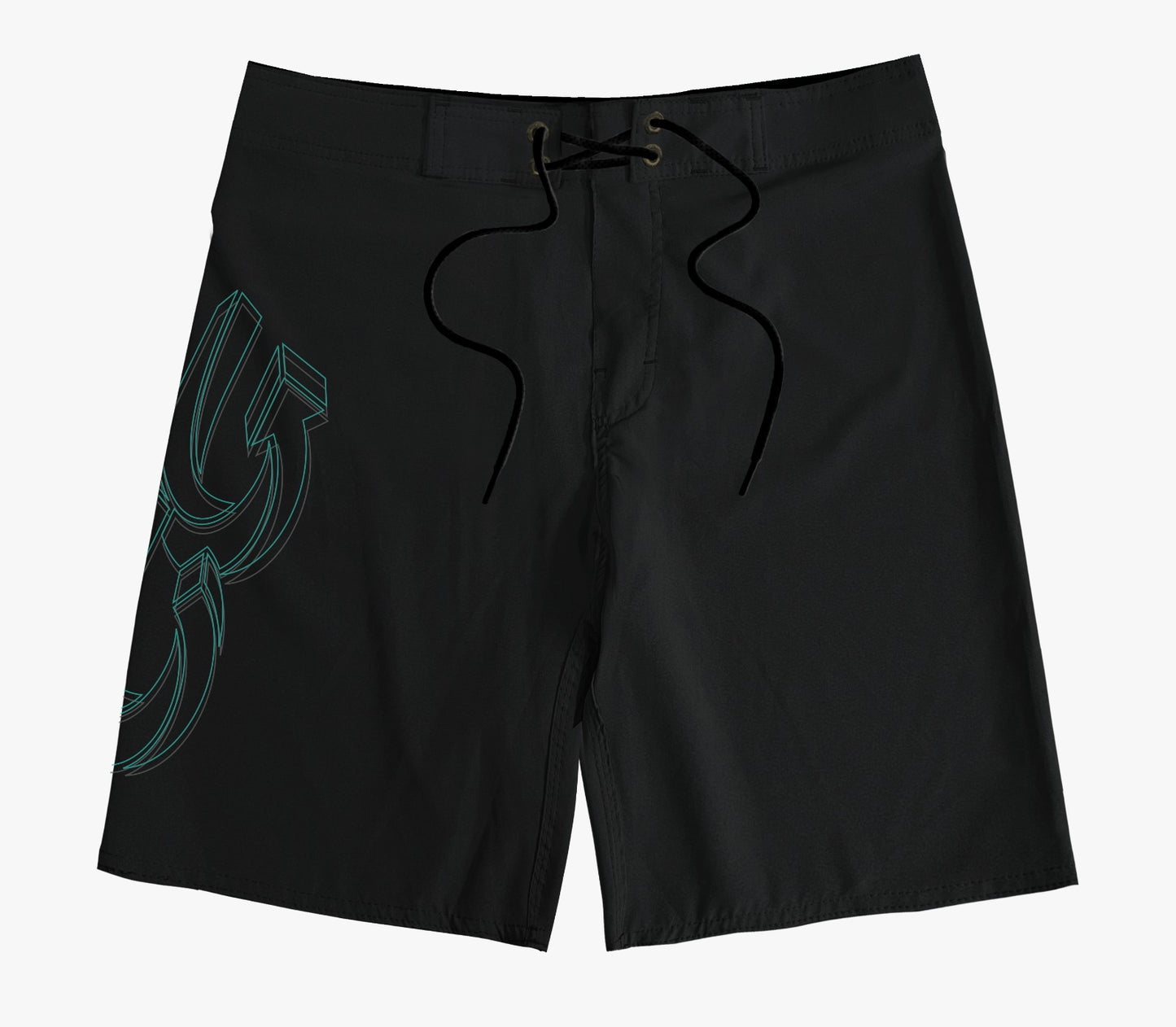Boardshort Cristal Graffiti - Preto - CG