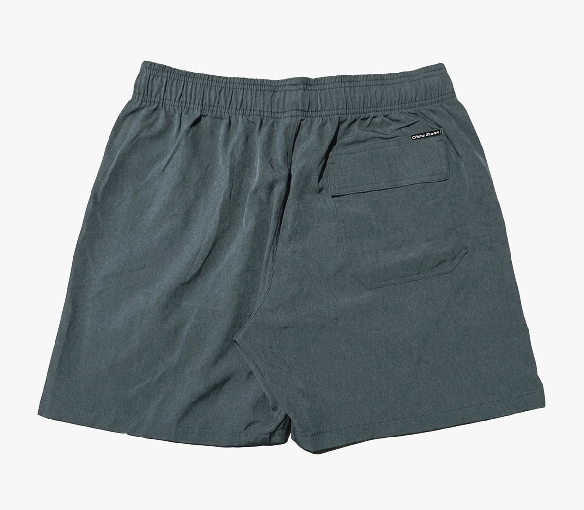 Short De Elástico Cristal Grafffiti - Cinza