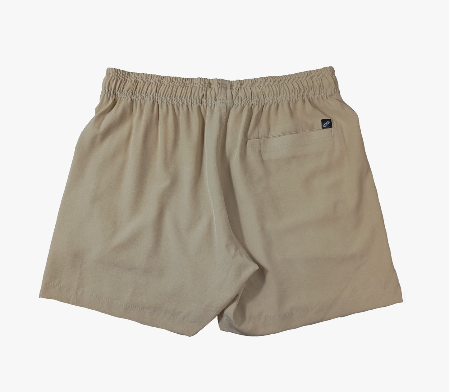 Short Elástico Cristal Graffiti - Bege