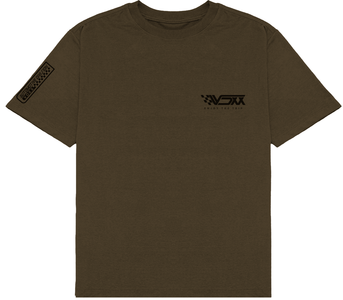 Camiseta Voxx Oversized - Marrom - Opala