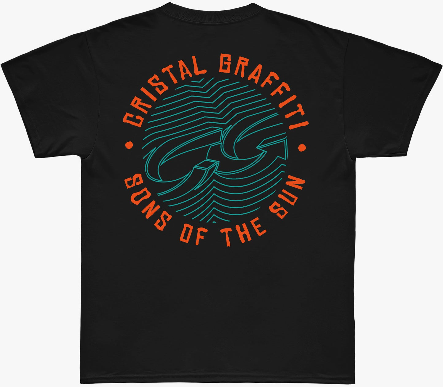 Camiseta Cristal Graffiti - The Sons - Preta