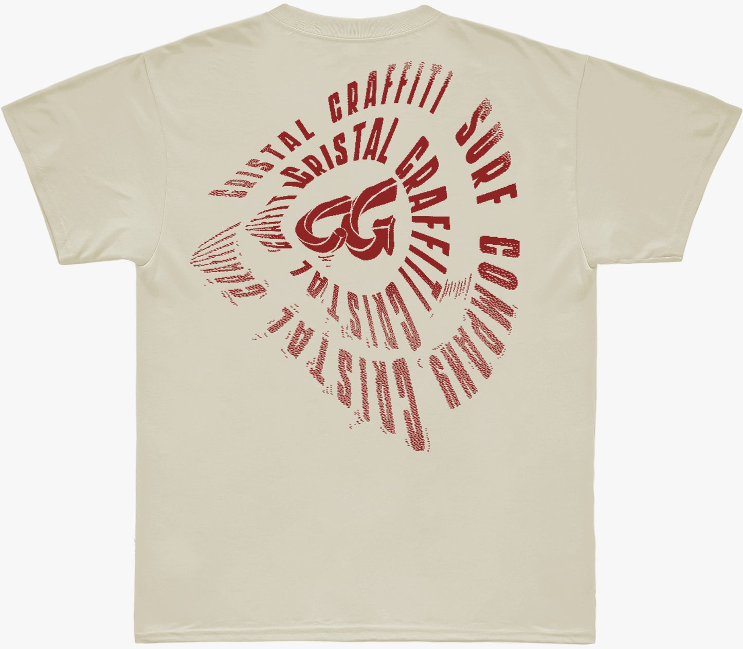 Camiseta Cristal Graffiti - Off White - Surf