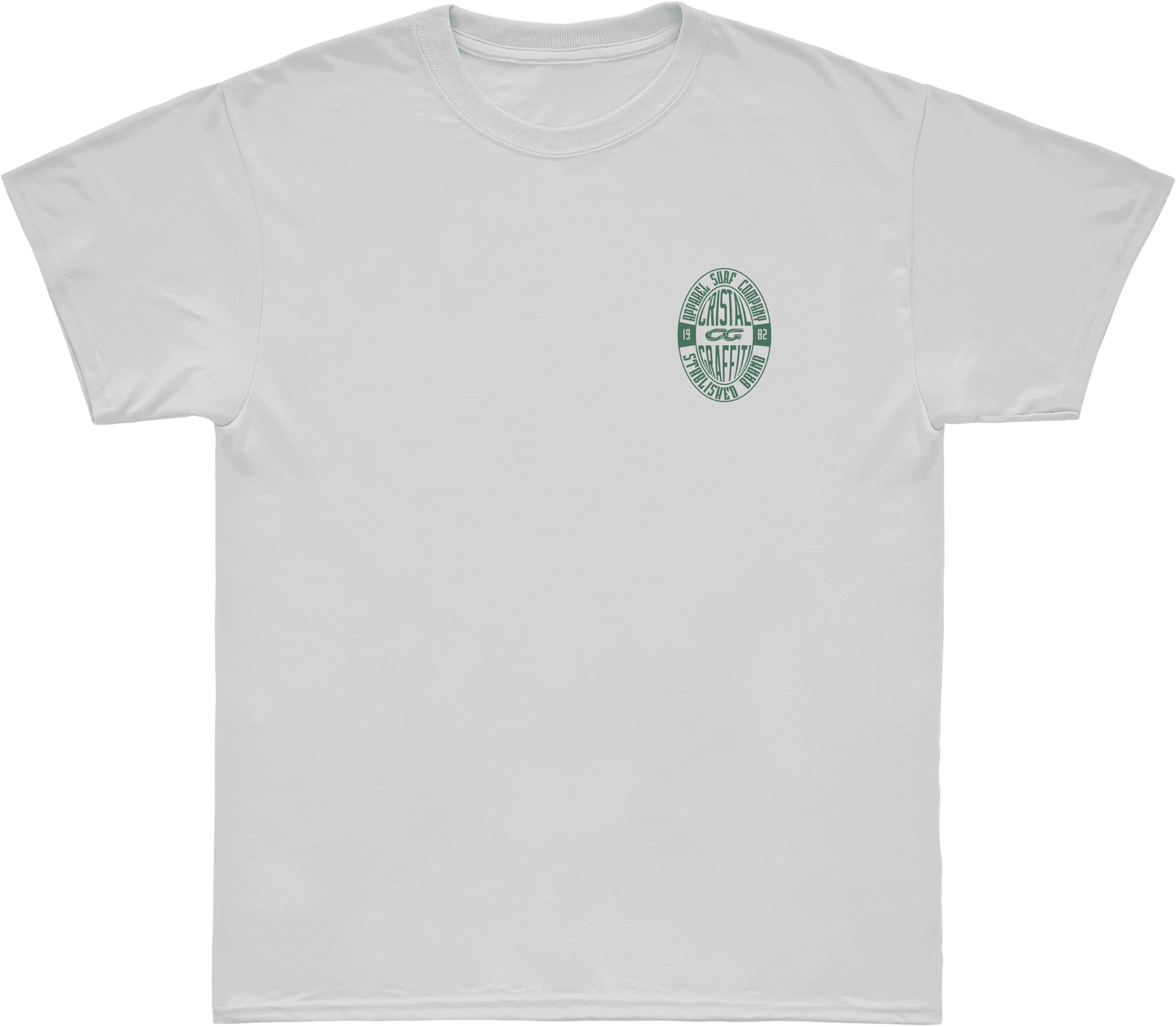 Camiseta Cristal Graffiti - Branca - Apparel Surf 82