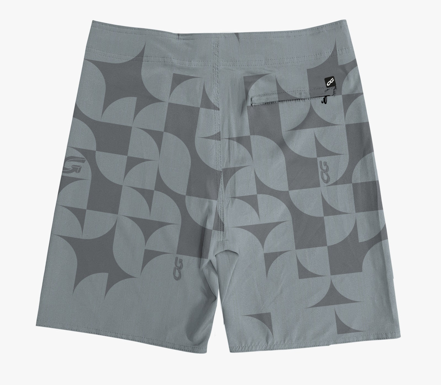 Boardshort Cristal Graffiti - Cinza - CG Mosaic