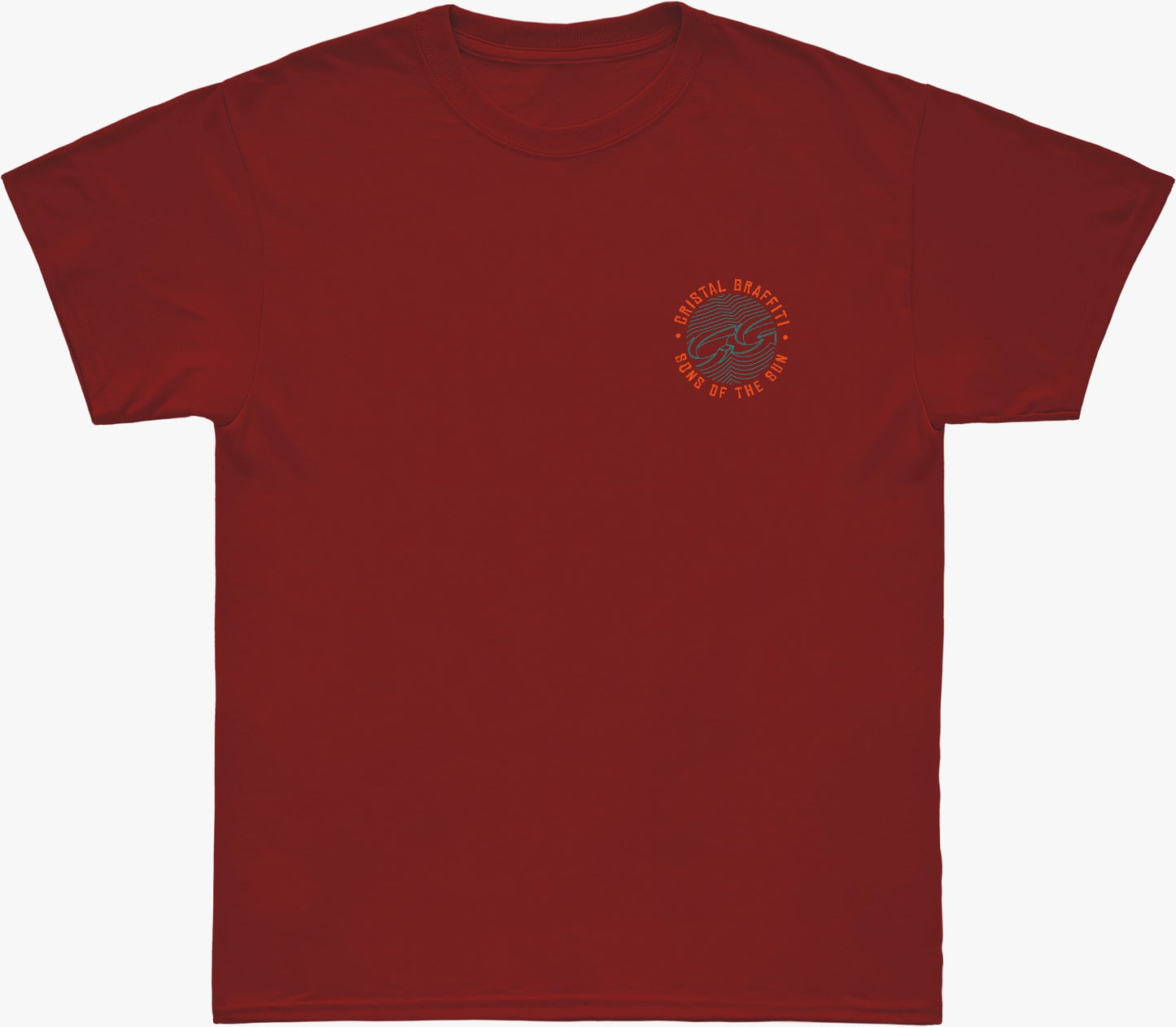 Camiseta Cristal Graffiti - The Sons - Vermelho