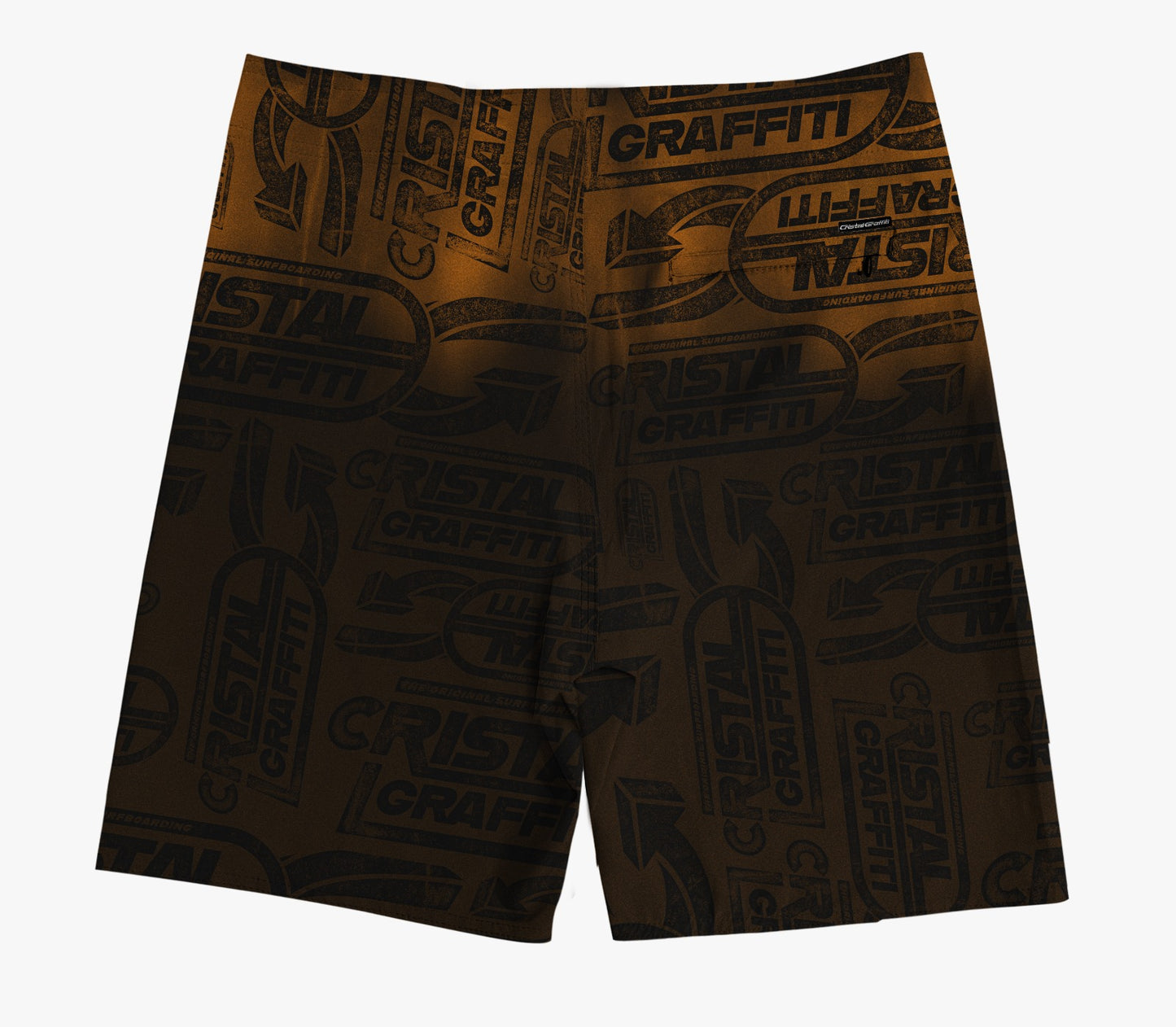 Boardshort Cristal Graffiti - Amarelo - Midnight Print
