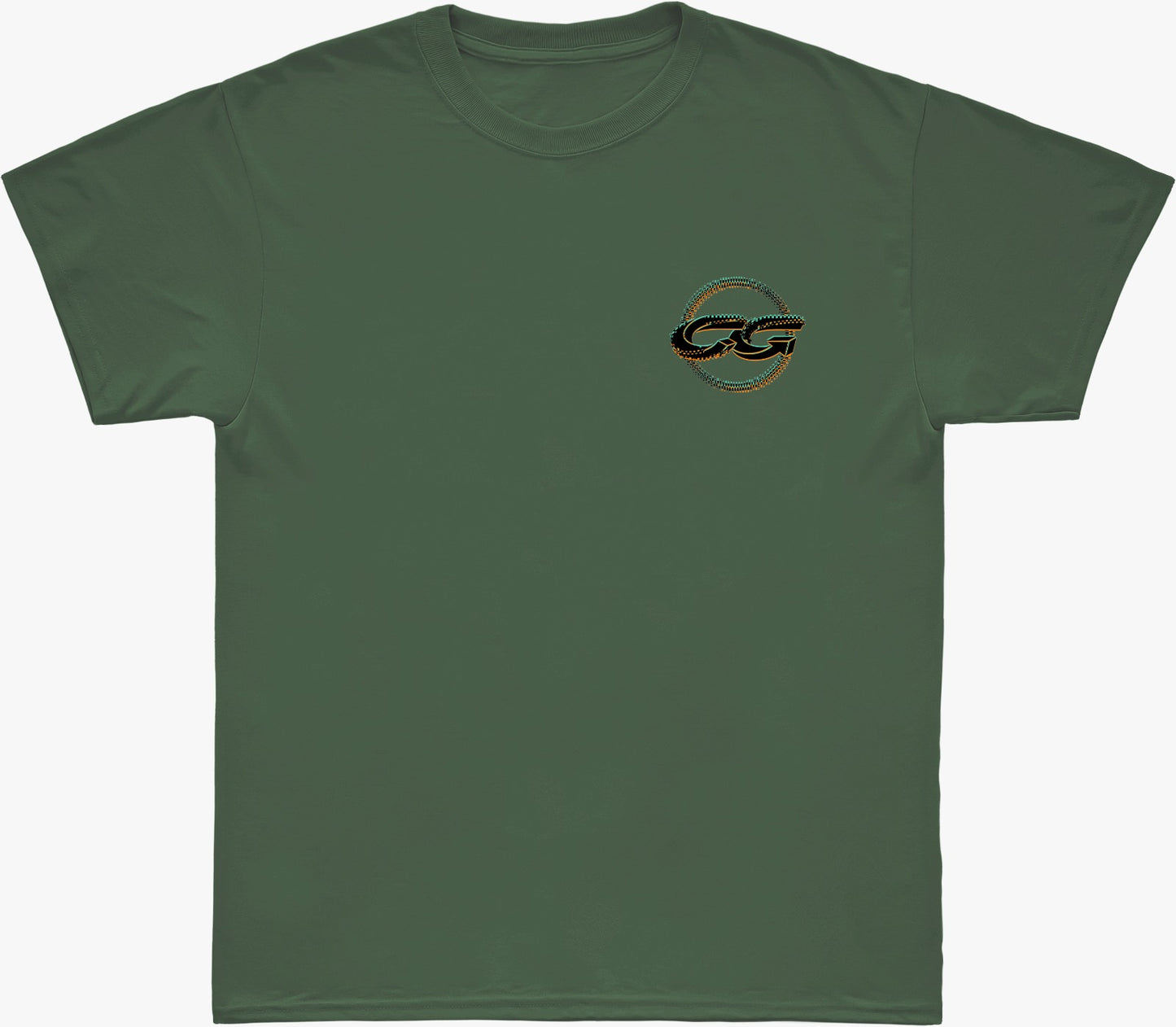 Camiseta Cristal Graffiti - Verde - 3D