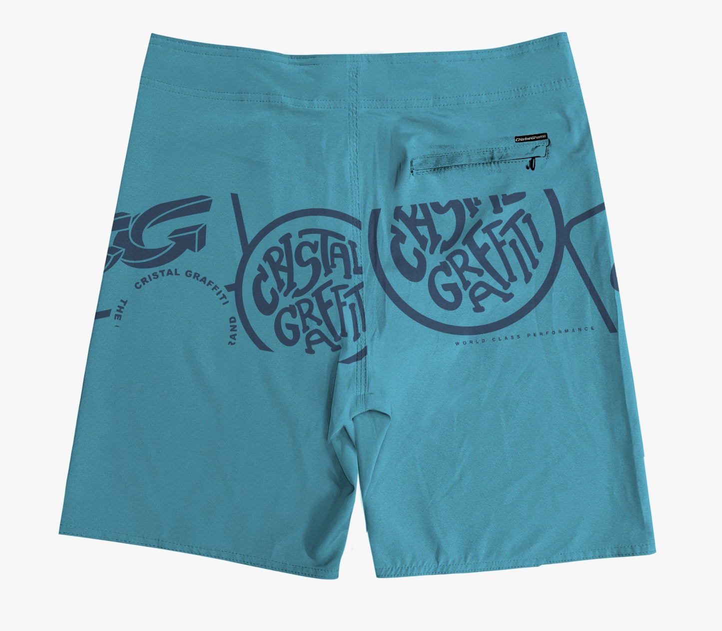 Boardshort Cristal Graffiti - Azul - Eclipse CG