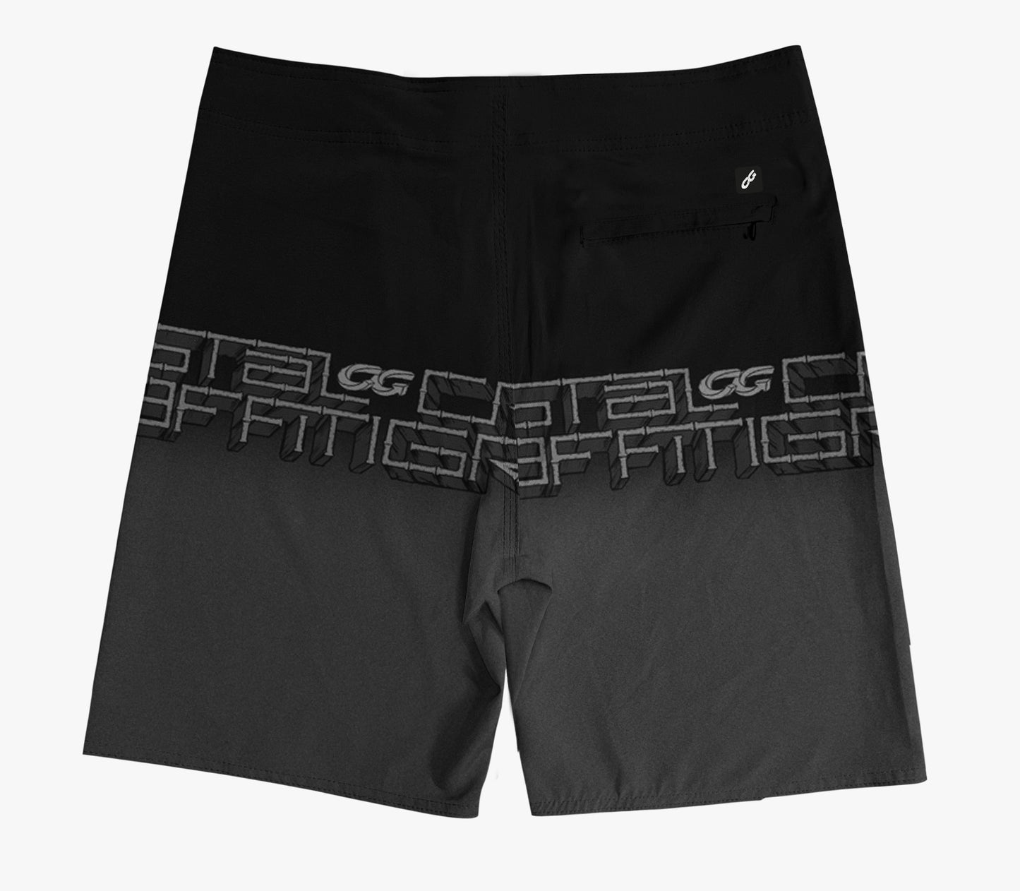 Boardshort Cristal Graffiti - Labirinto - Cinza