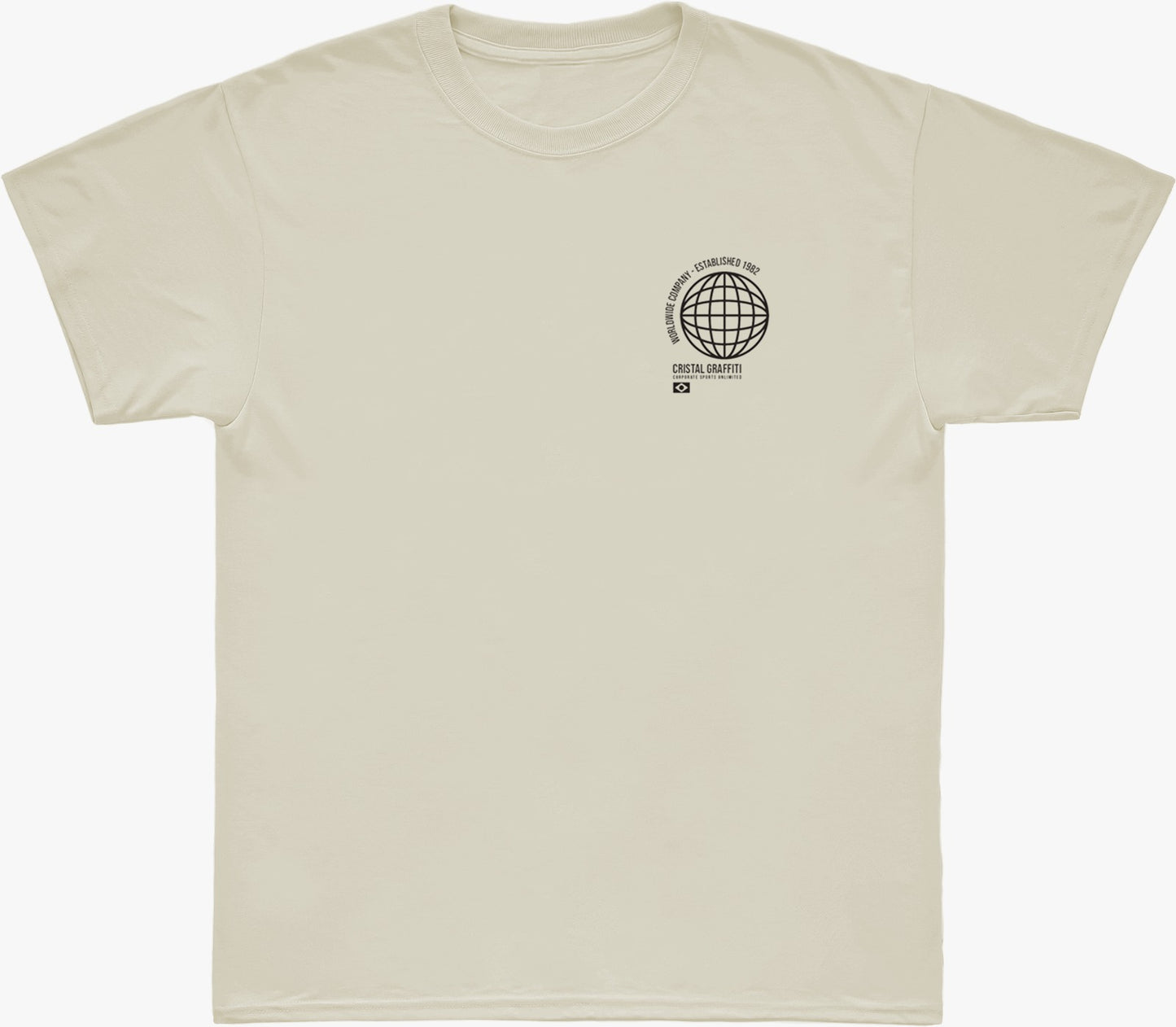 Camiseta Cristal Graffiti - Off White - Worldwide Company