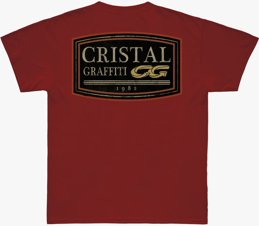 Camiseta Cristal Graffiti - Vermelho - Selo Grafite