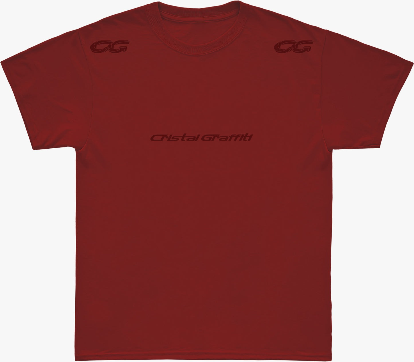 Camiseta Cristal Graffiti - Vermelha - Logo