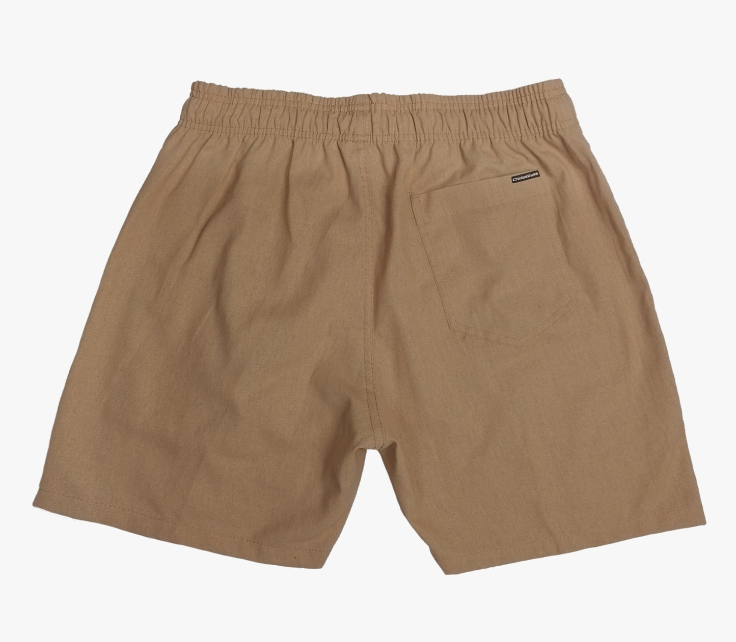 Short Linho Cristal Graffiti - Bege Escuro