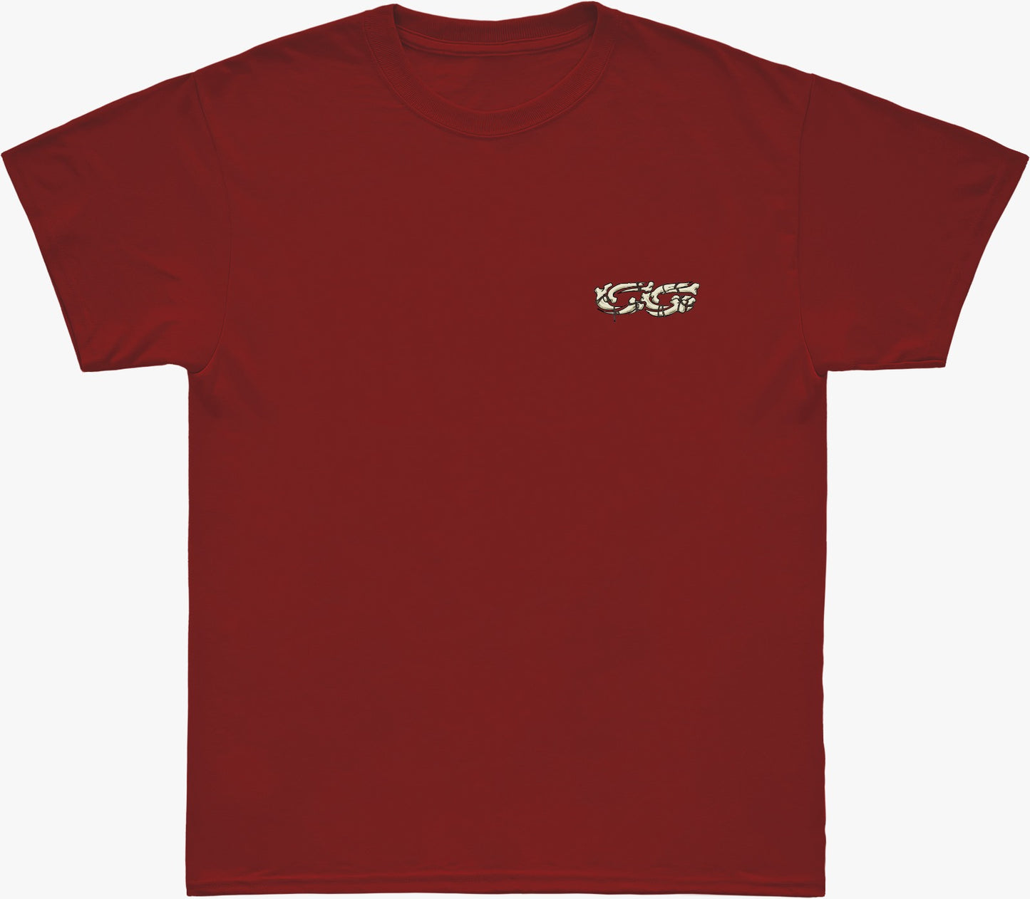 Camiseta Cristal Graffiti - Vermelha - Beach Bones