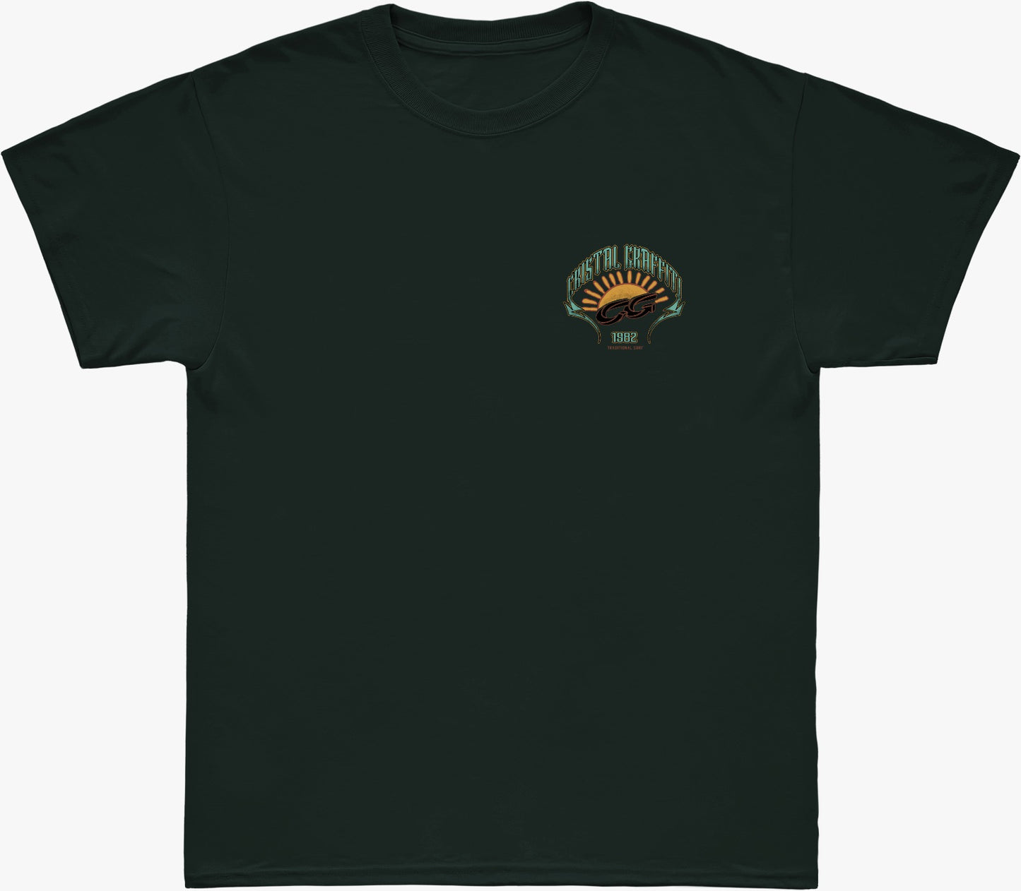 Camiseta Cristal Graffiti - Verde - Traditional Surf