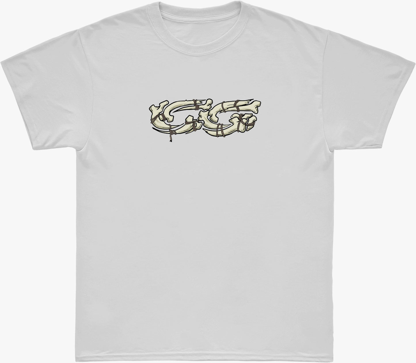 Camiseta Cristal Graffiti - Branca - Beach Bones