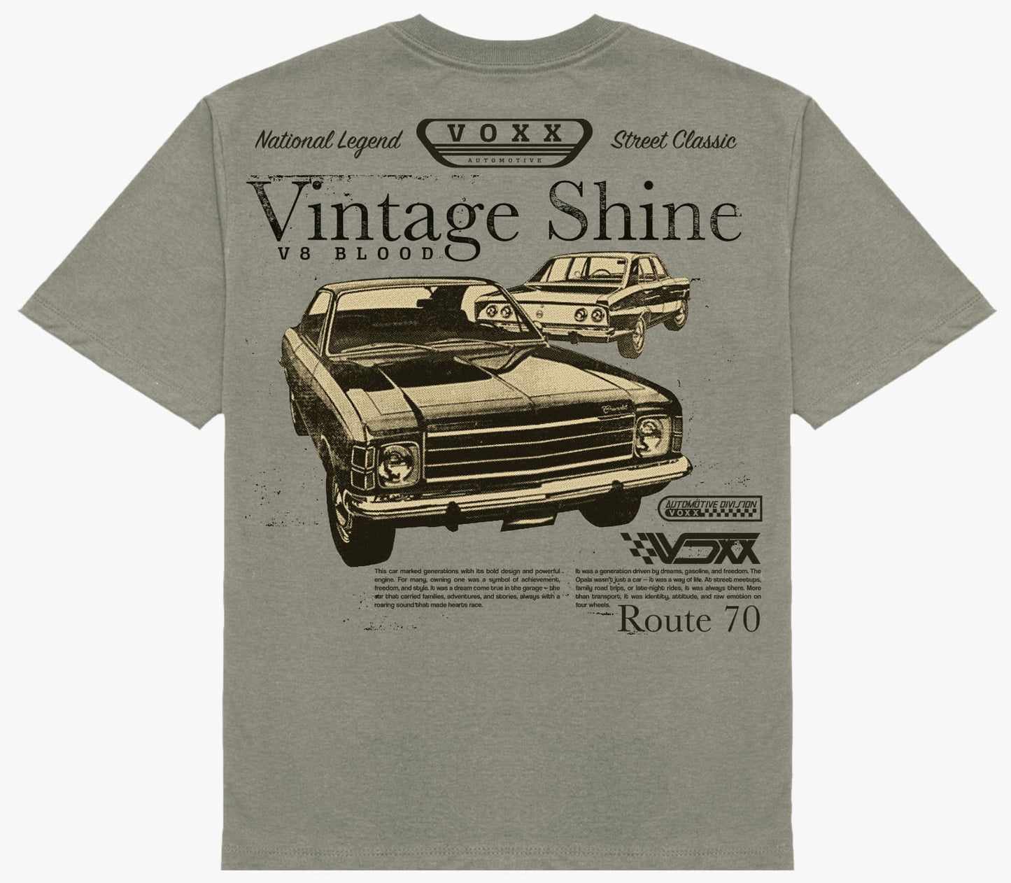 Camiseta Voxx Oversized - Cinza - Opala