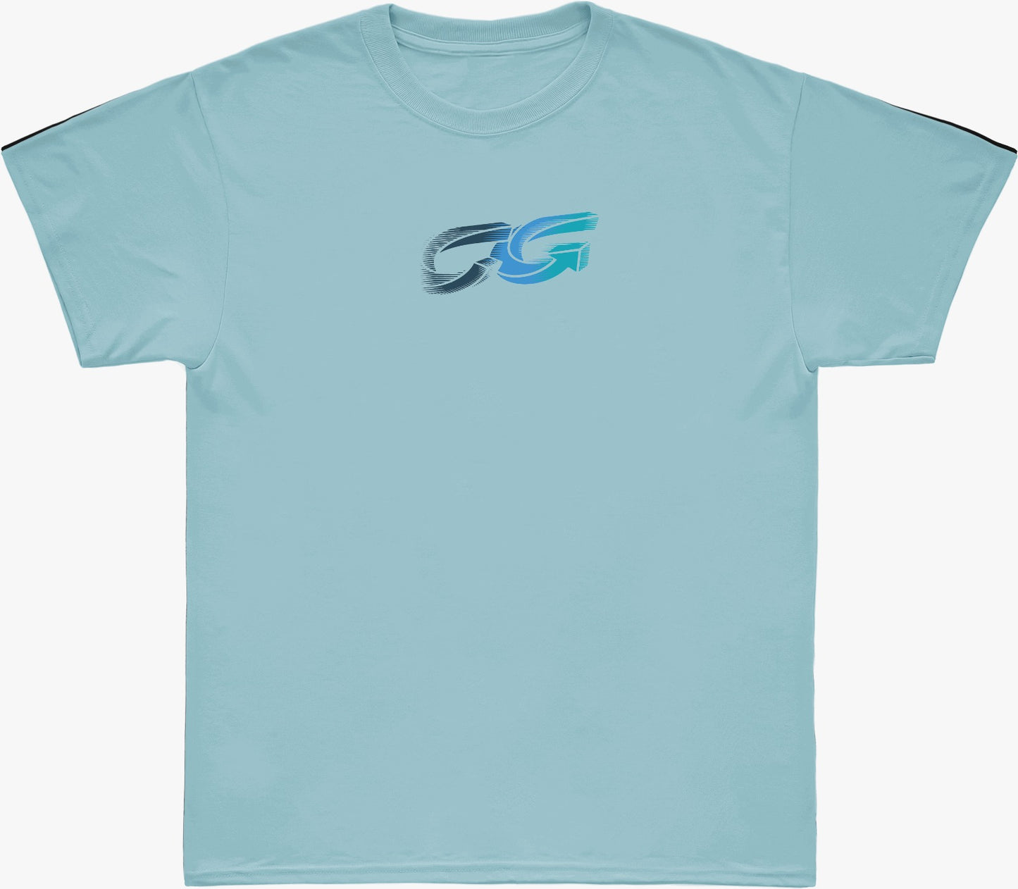 Camiseta Cristal Graffiti - Azul bebê - CG New