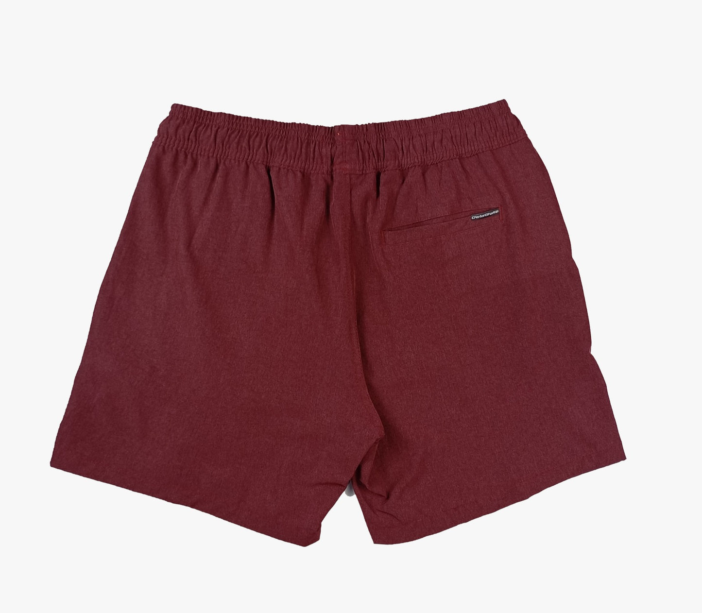 Short Elástico Cristal Graffiti - Vermelho