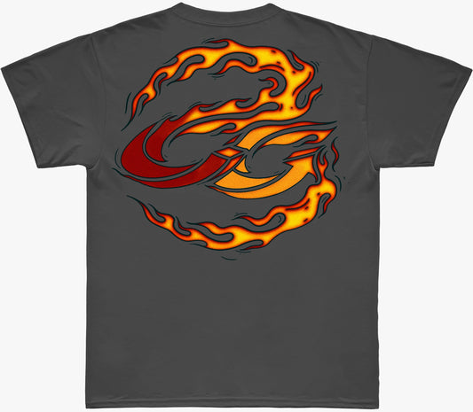 Camiseta Cristal Graffiti - Cinza - Rastro Incendiário