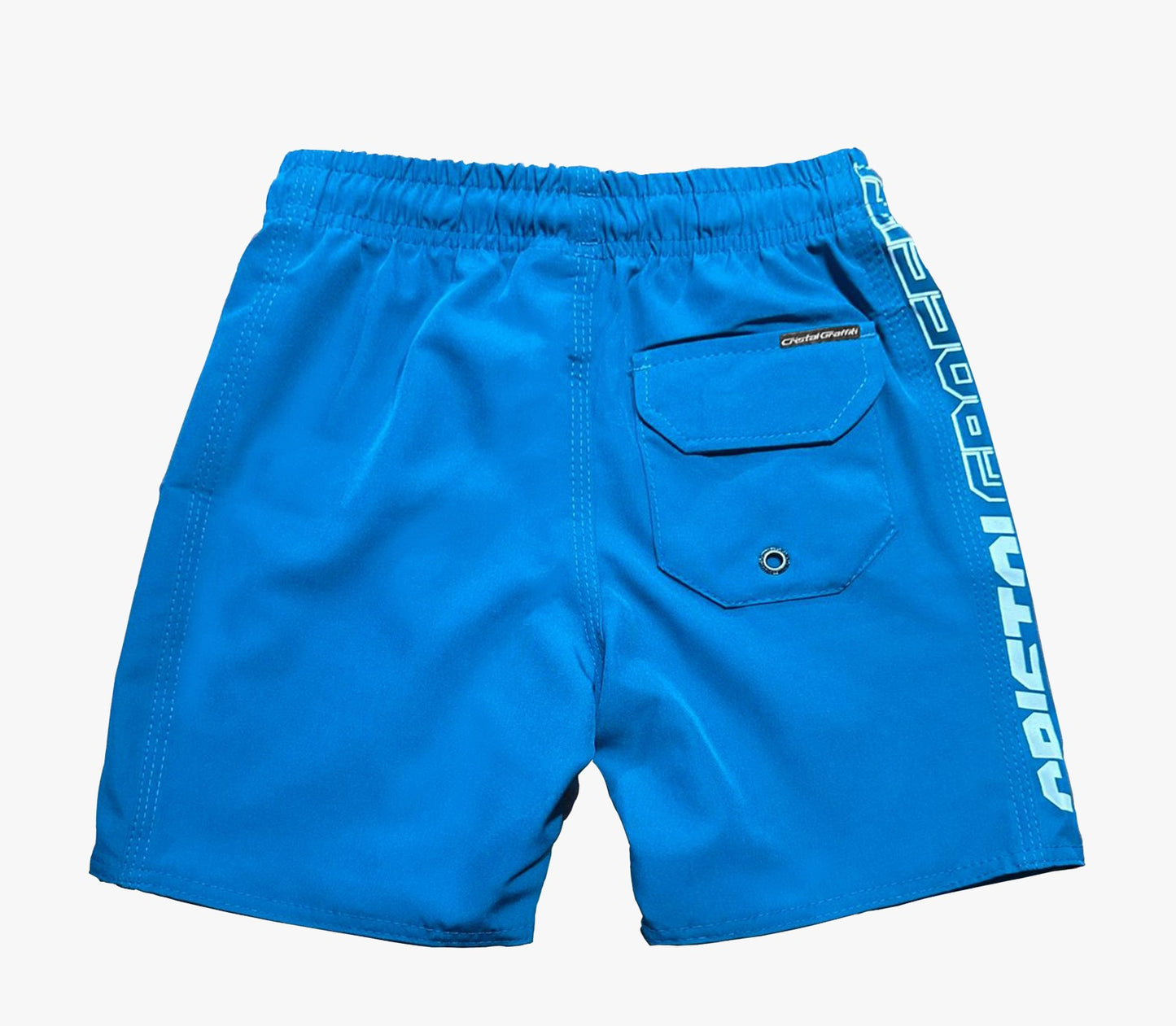 Short Elastico Cristal Graffiti - Azul - Infantil