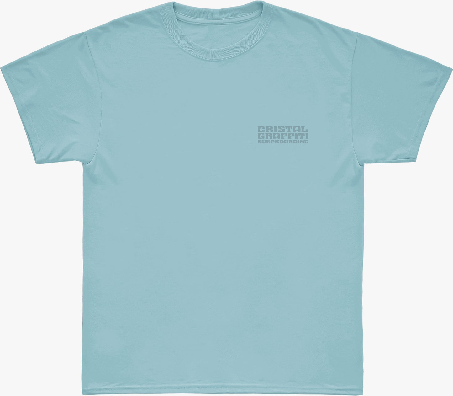 Camiseta Cristal Graffiti - Azul Claro - Surfboarding 90