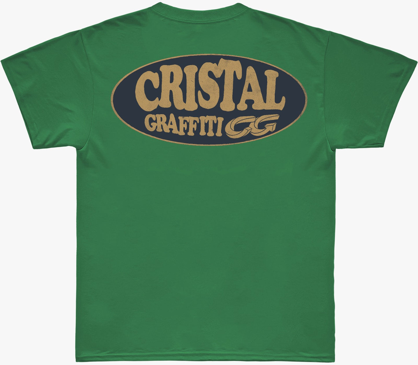 Camiseta Cristal Graffiti - Verde - Oval LOL