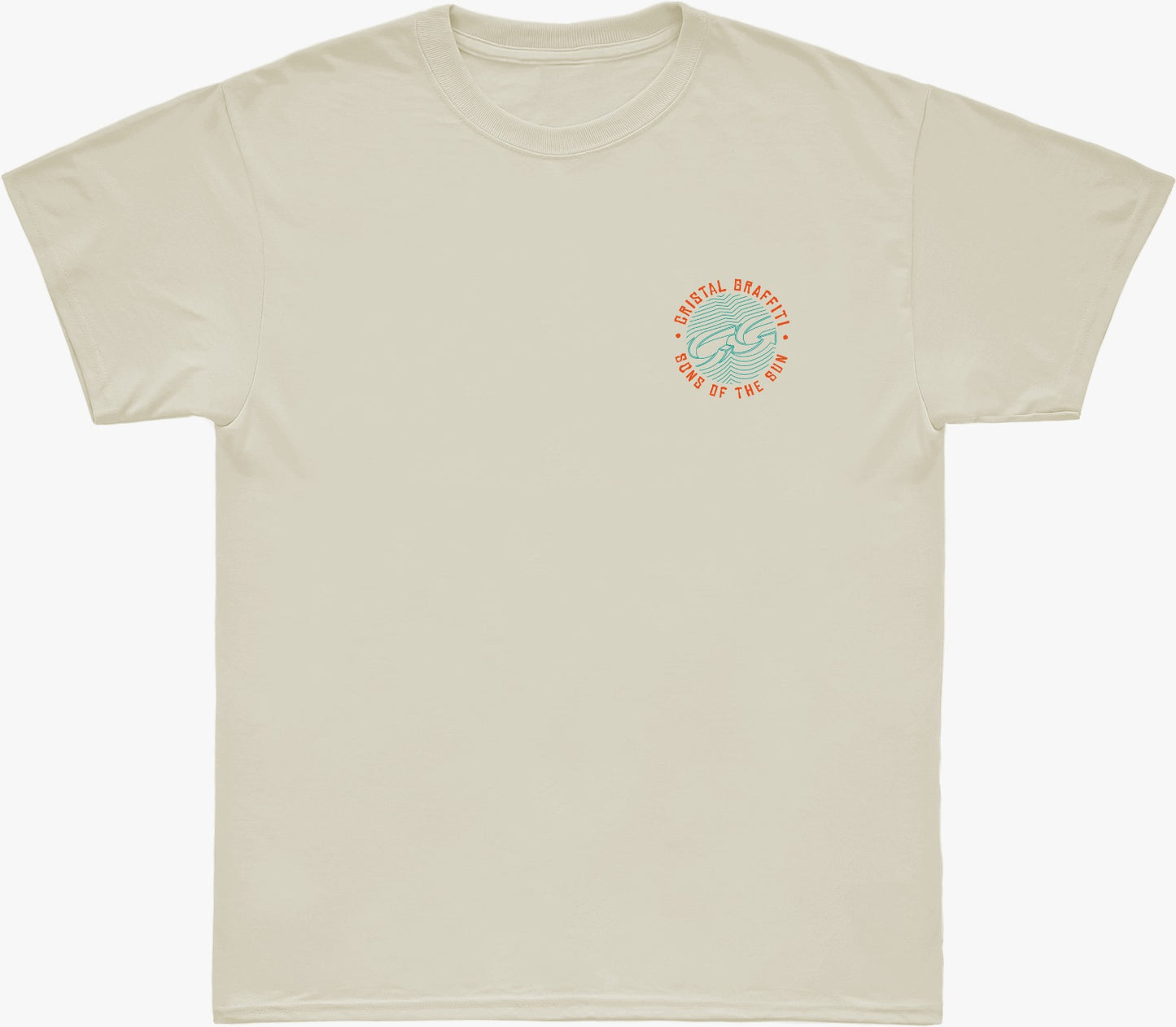 Camiseta Cristal Graffiti - The Sons - Off White