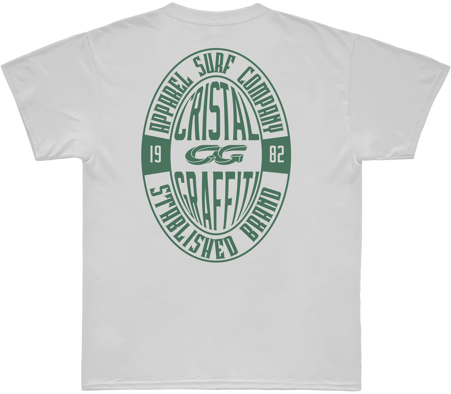 Camiseta Cristal Graffiti - Branca - Apparel Surf 82