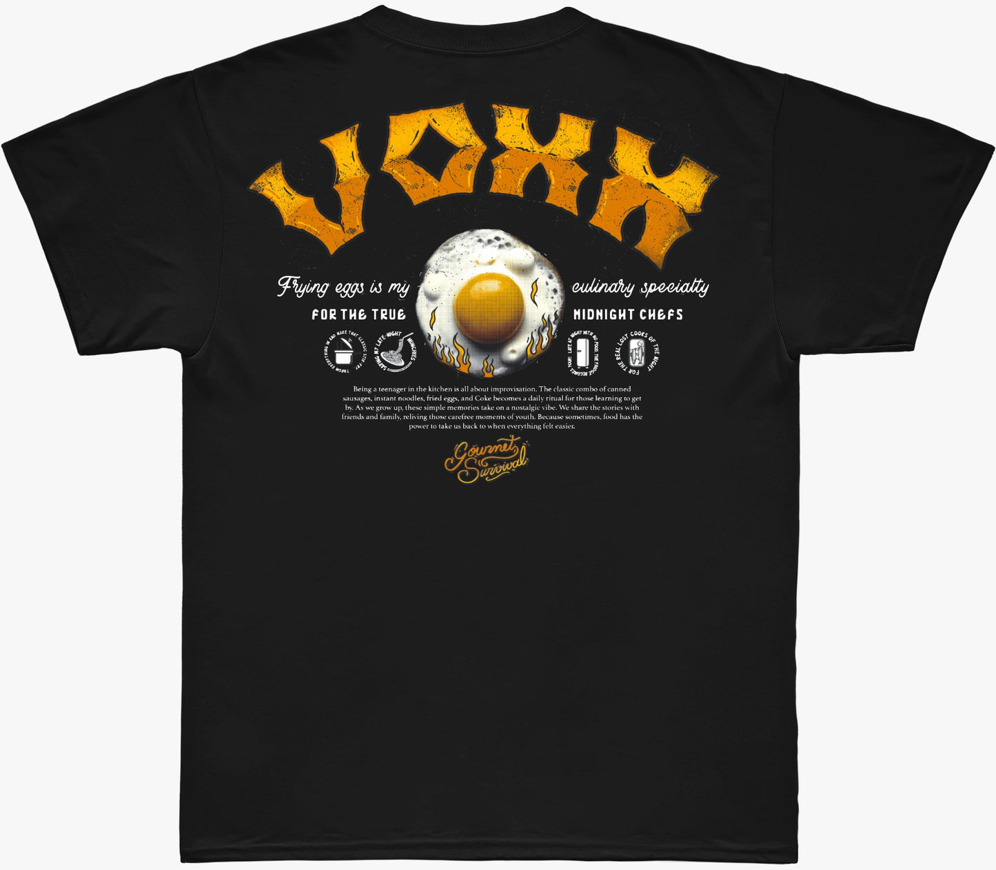 Camiseta Oversized Voxx - Preto - Gourmet survival
