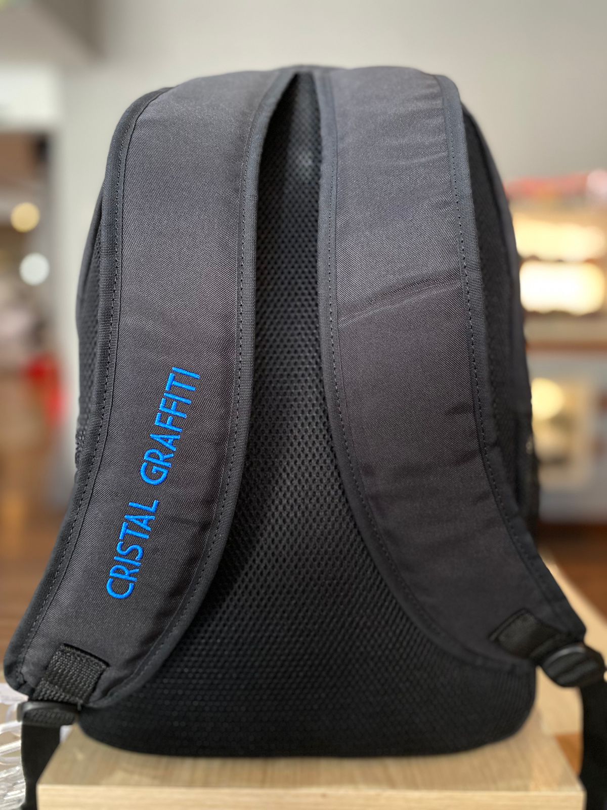 Mochila Cristal Graffiti - Black Blue