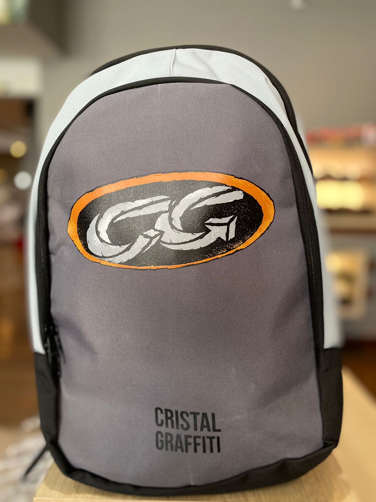 Mochila Cristal Graffiti - Orange Vintage