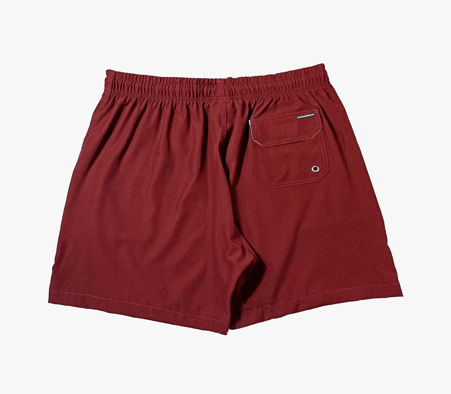 Short Elástico Cristal Graffiti - Vermelho vinho