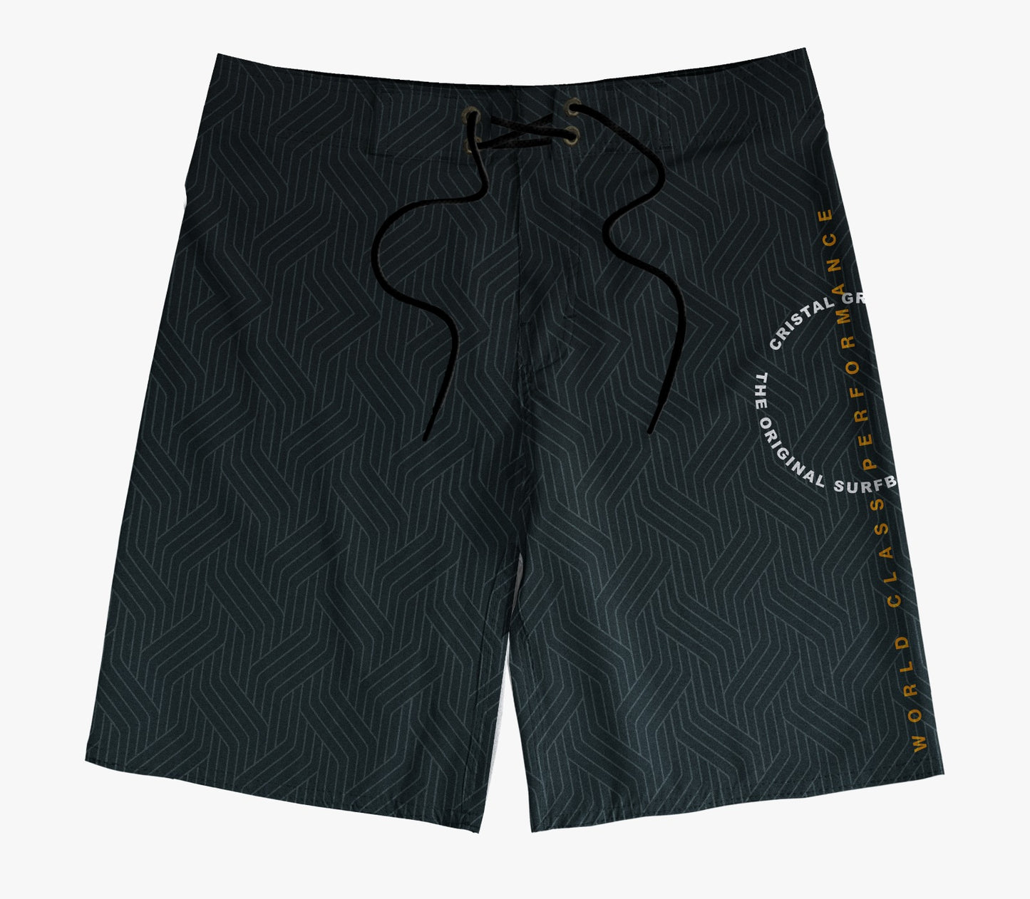 Boardshort Cristal Graffiti - Cinza Escuro - Water