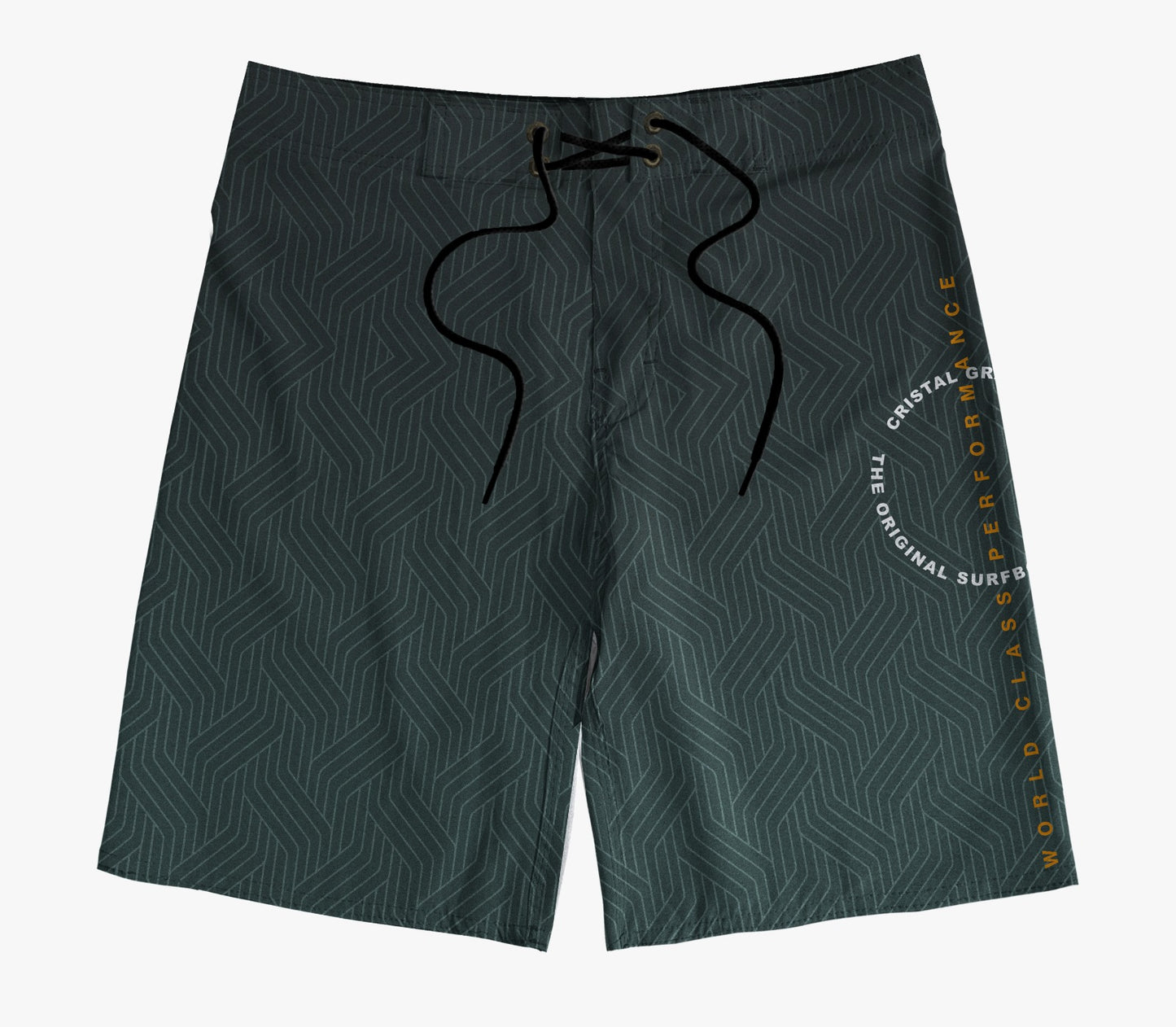 Boardshort Cristal Graffiti - Cinza - Water