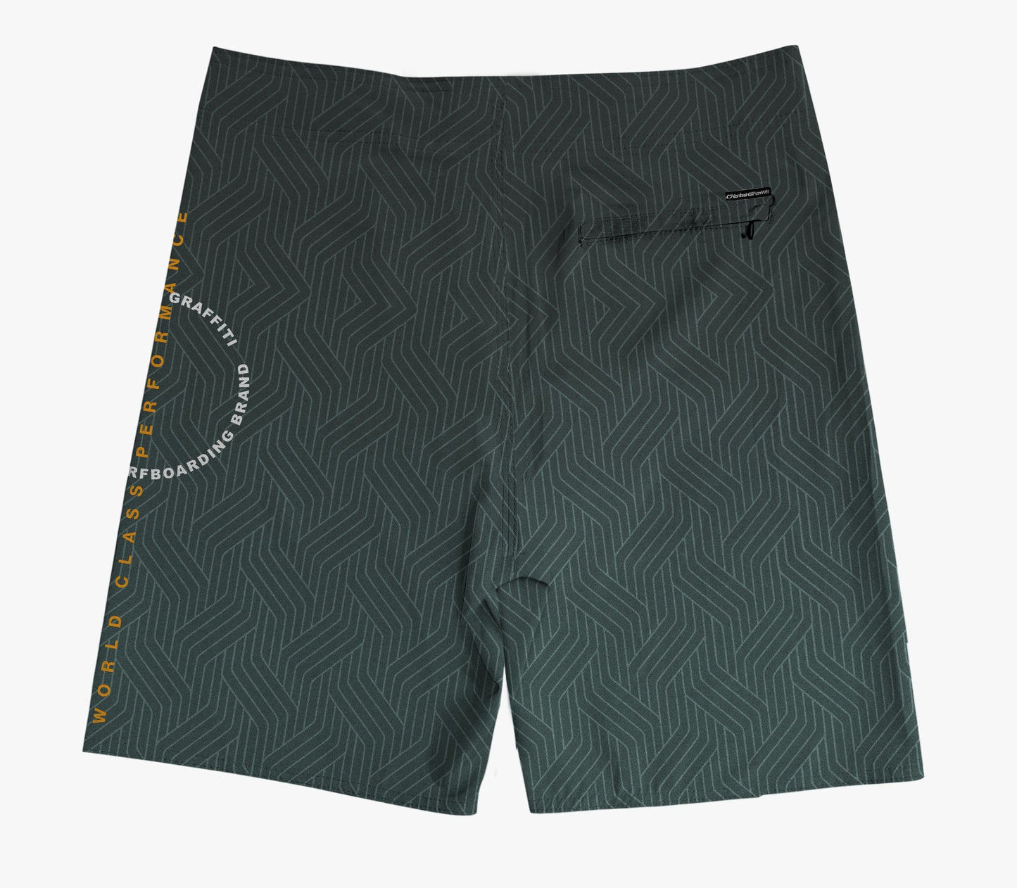 Boardshort Cristal Graffiti - Cinza - Water