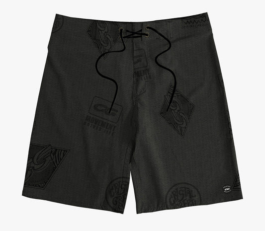 Boardshort Cristal Graffiti - Cinza - Movement