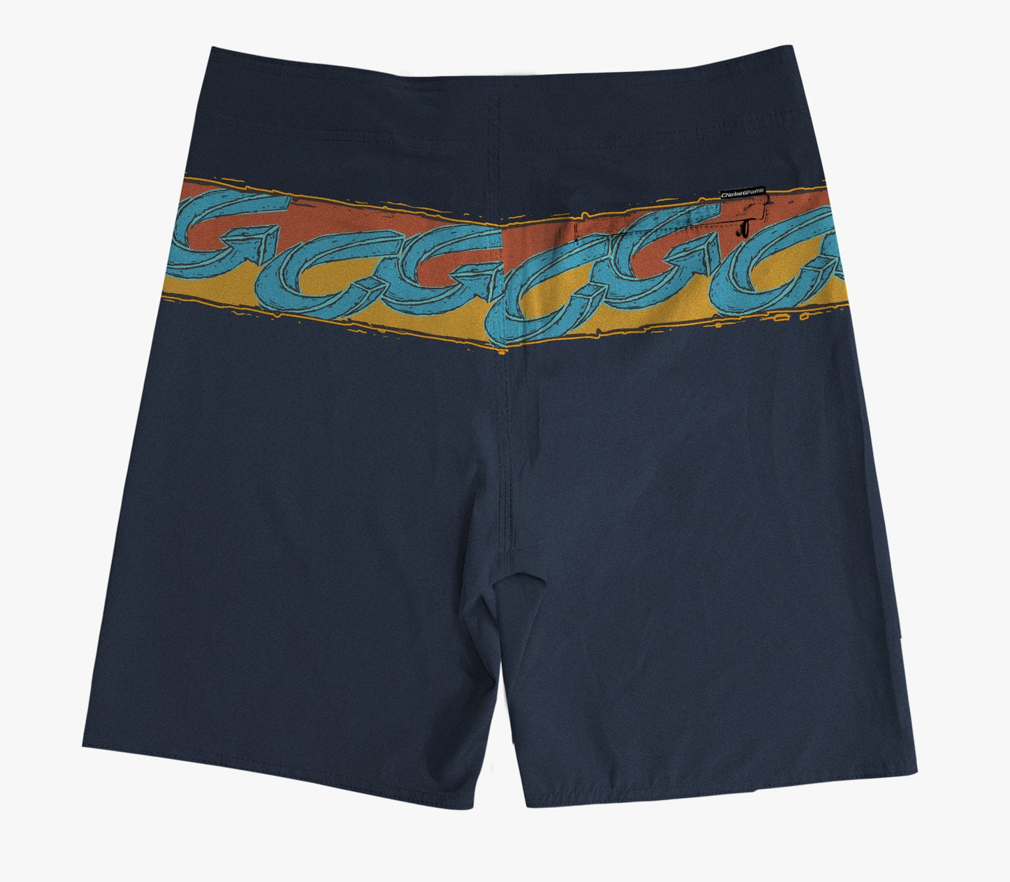 Boardshort Cristal Graffiti - Azul - Surf