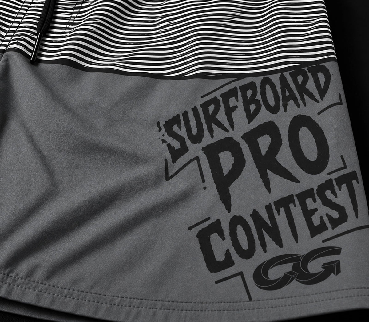 Boardshort Cristal Graffiti - Cinza Claro - Wave Pro