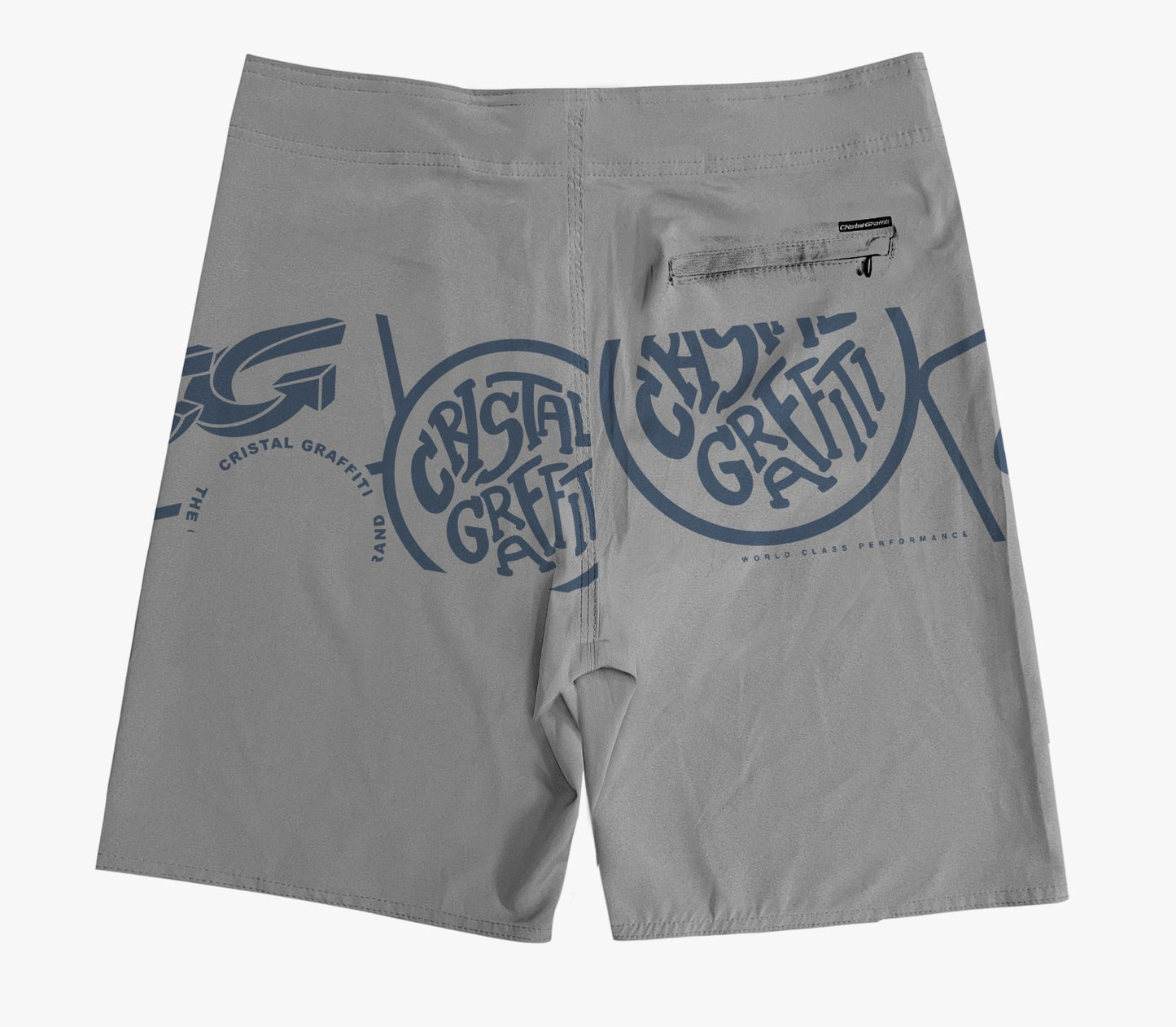 Boardshort Cristal Graffiti - Cinza - Eclipse CG