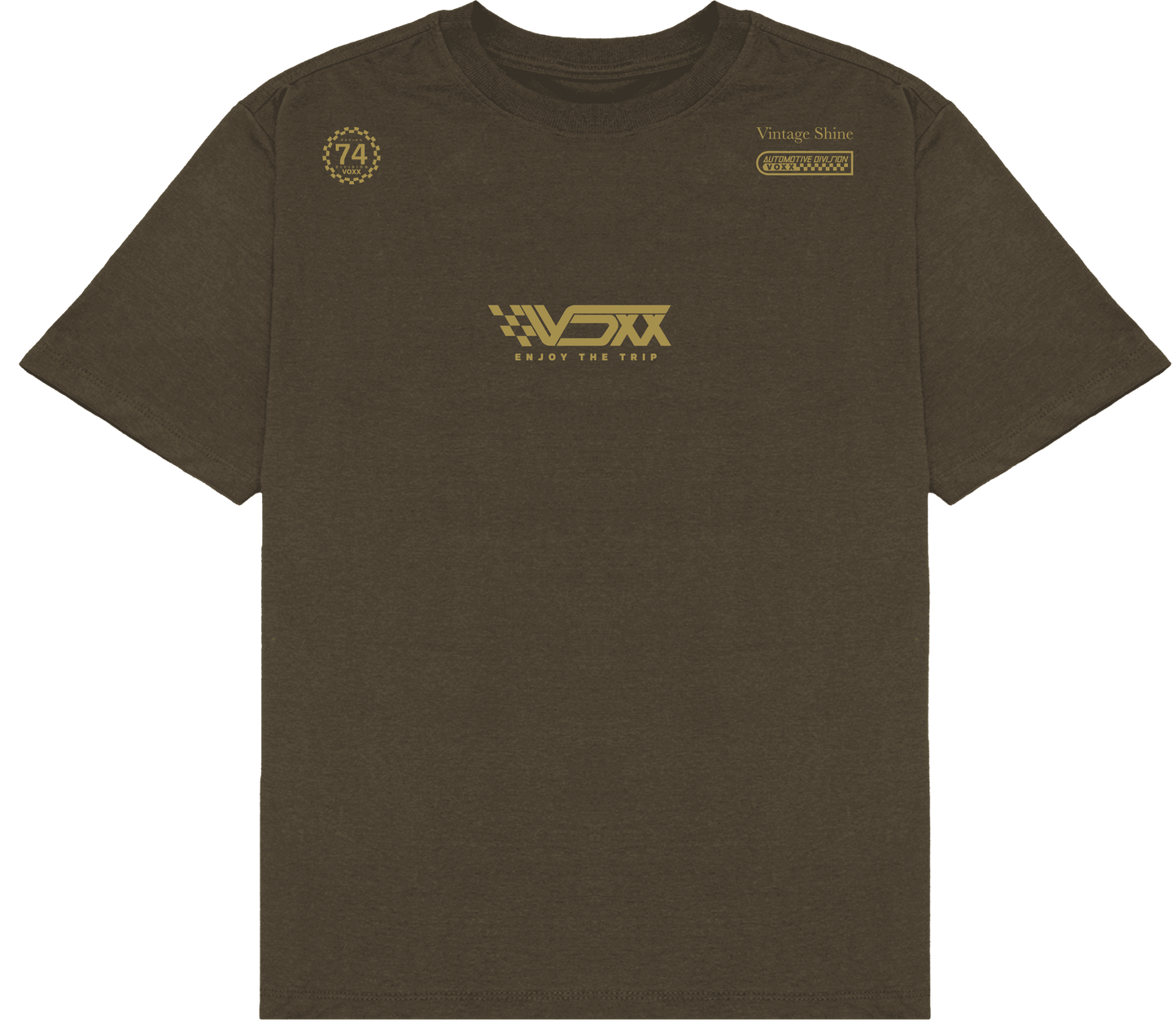 Camiseta Oversized Voxx - Marrom - National Beetle
