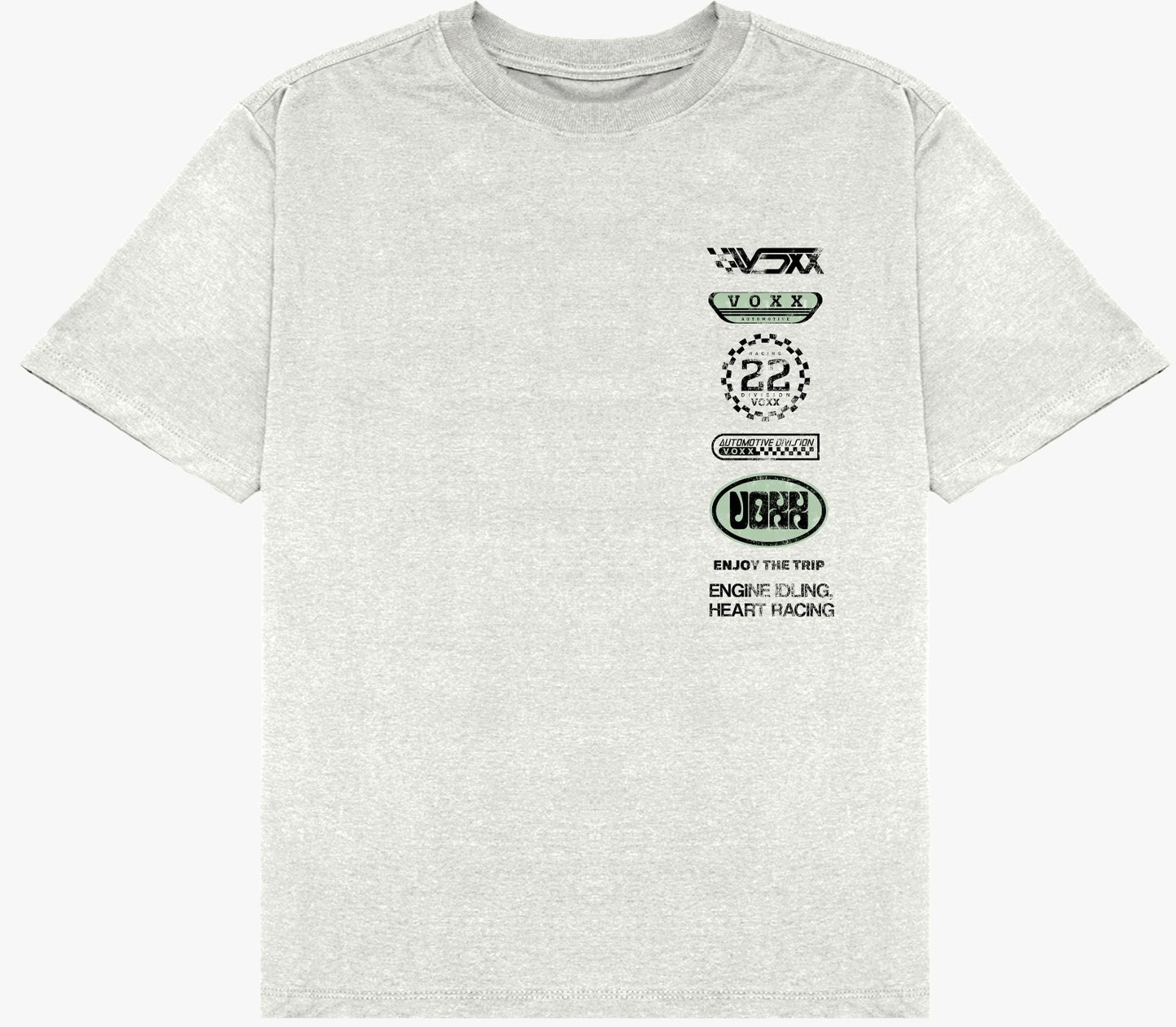 Camiseta Oversized Voxx - Off White - Automotive