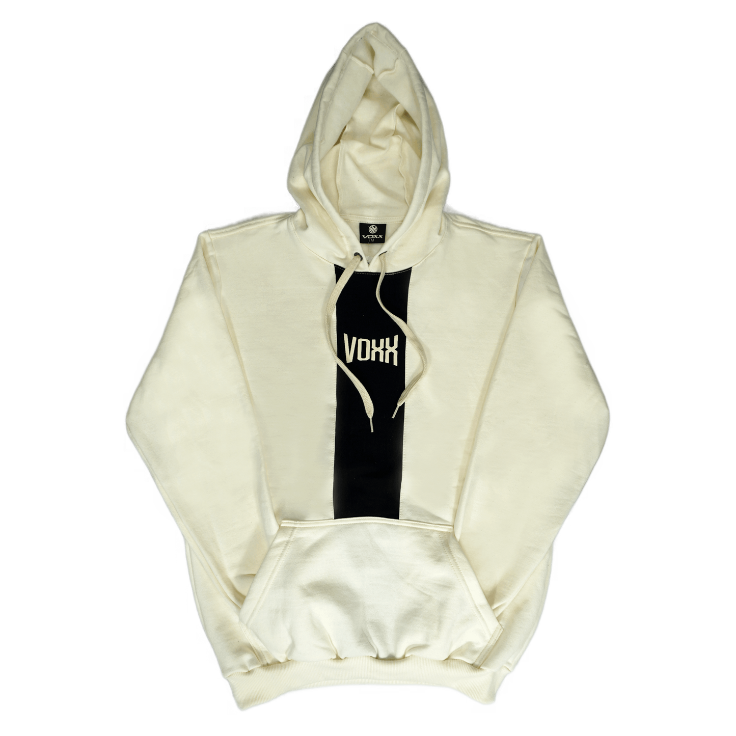 Casaco de Moletom Branco e Preto- Voxx