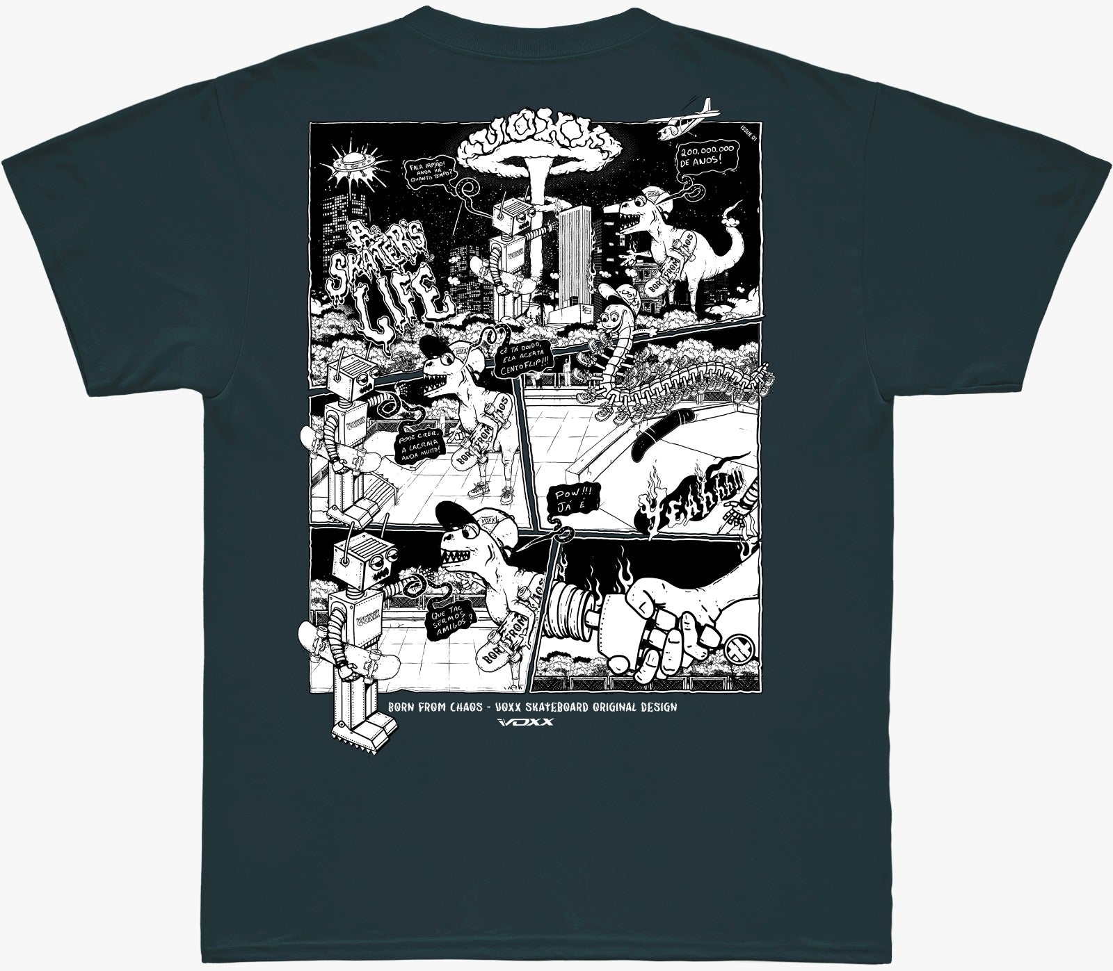 Camiseta Voxx Oversized - Verde Escuro - Original Design – Cristal