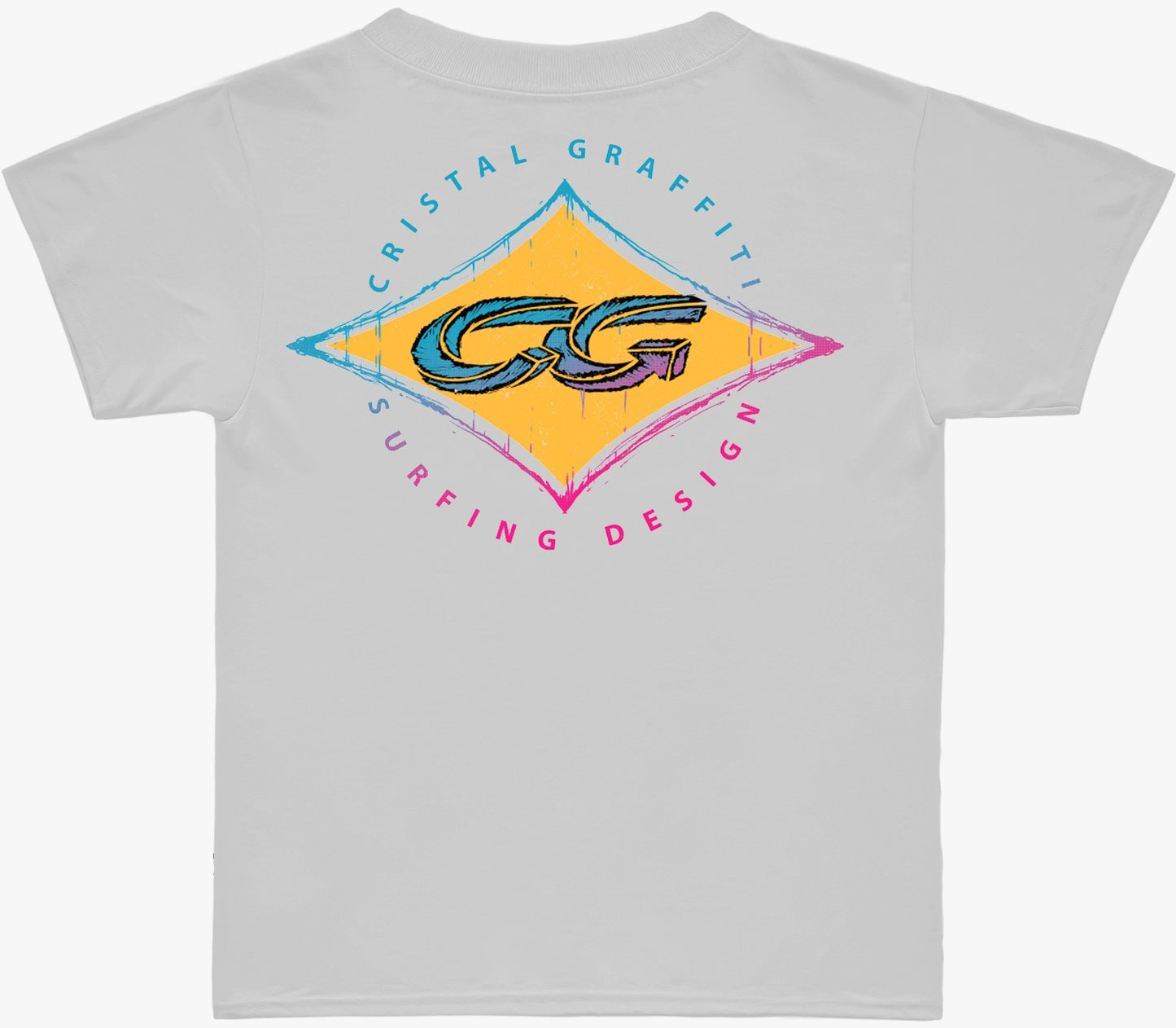 Camiseta Cristal Graffiti - Branca - Design - Pai