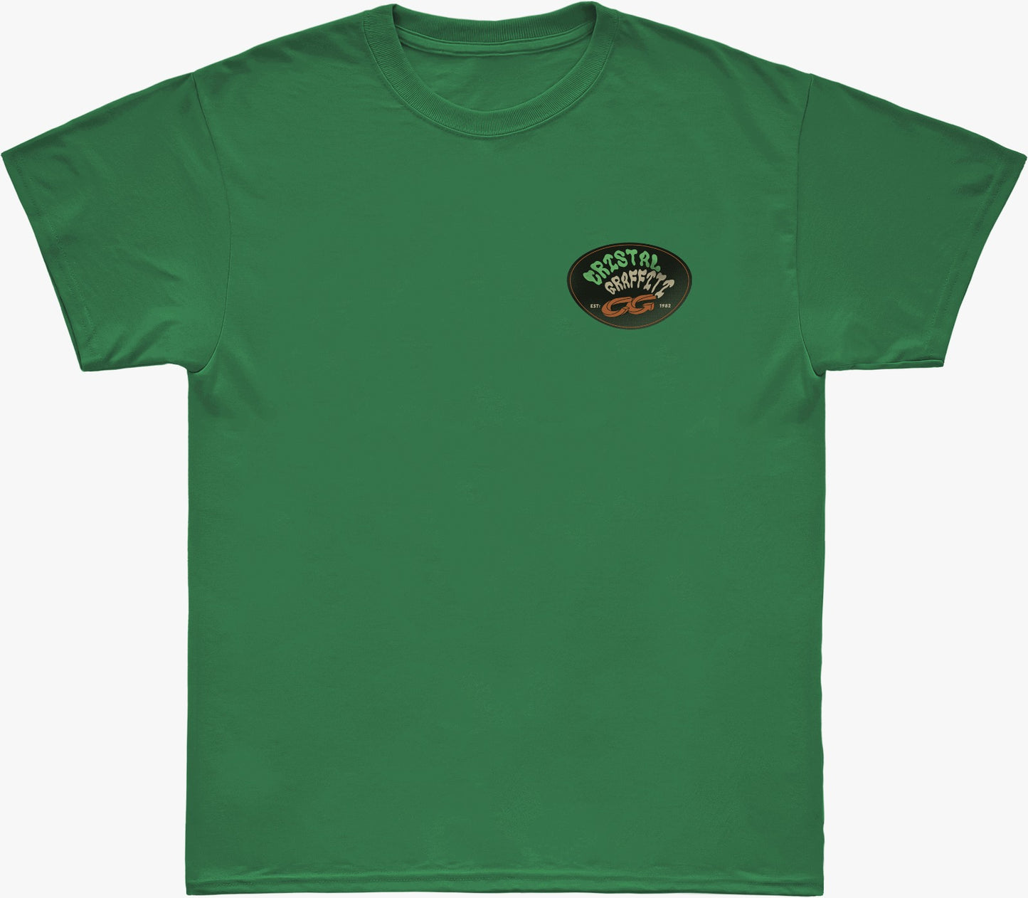 Camiseta Cristal Graffiti - Est 1982 - Verde