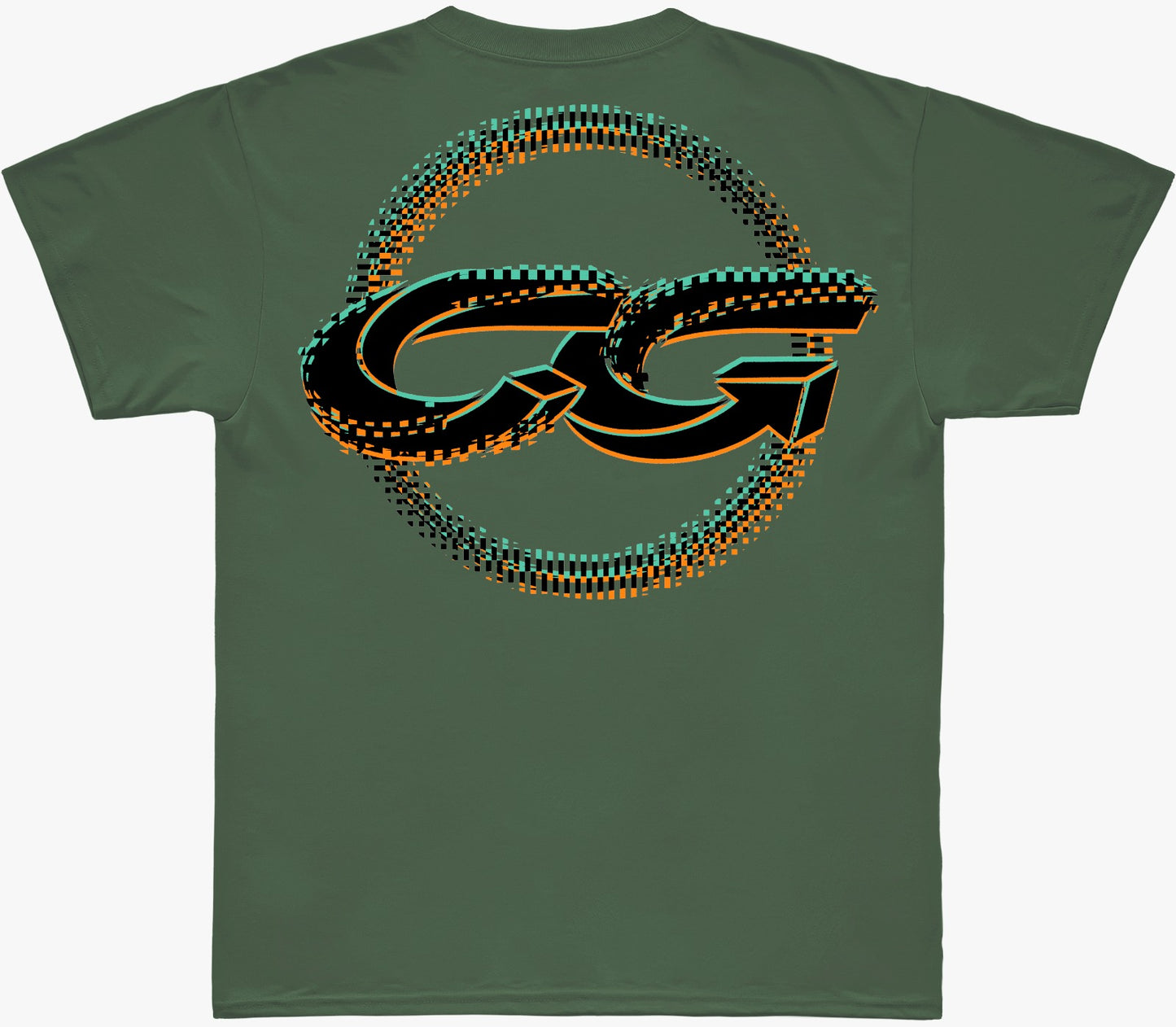 Camiseta Cristal Graffiti - Verde - 3D
